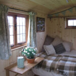 Inside Oak Shepherd's Hut